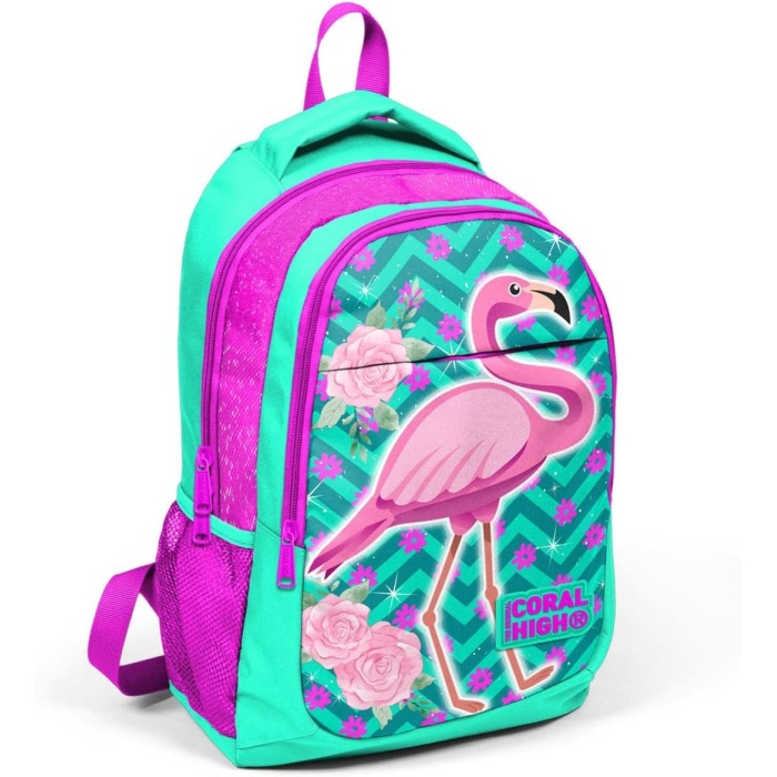 Coral High Renkli Flamingo Sırt Çanta 14382