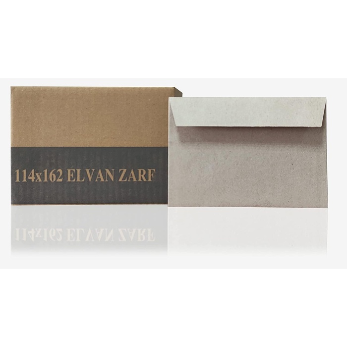 Asil Mektup Zarfı Elvan Silikonlu 11,4x16,2 90 gr 100lü