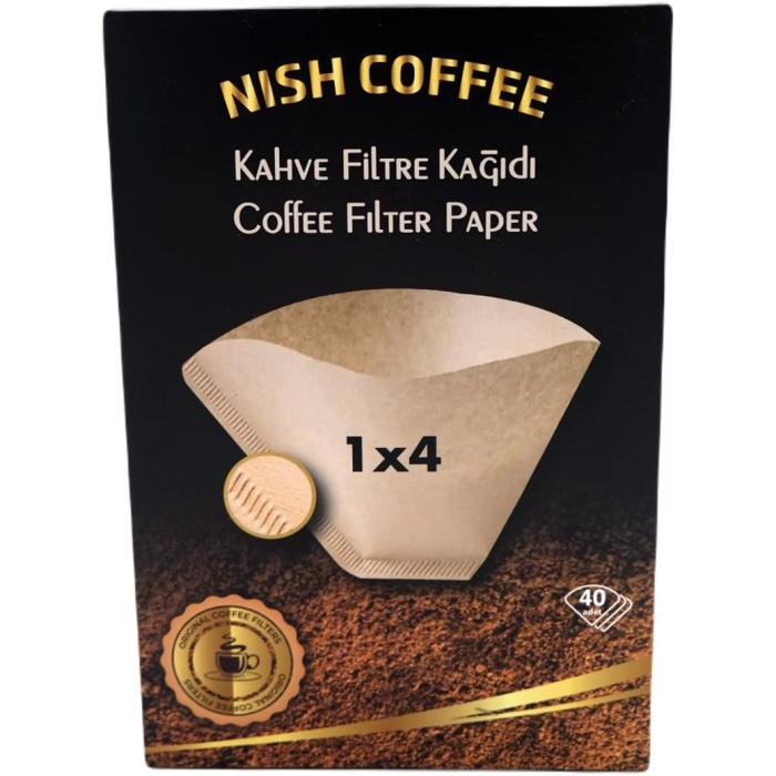 Nish Filtre Kahve Kağıdı 1X4, 40 Adet