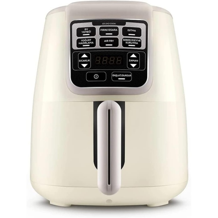 Air Pro  XL 2 In 1 Konuşan Airfryer Iconic Bej