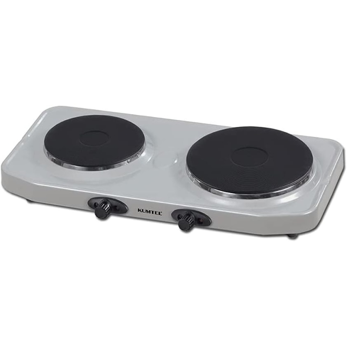 LX-7021 Hotplate İkili Elektrikli Ocak, Ev Tipi, Demir, 2500W