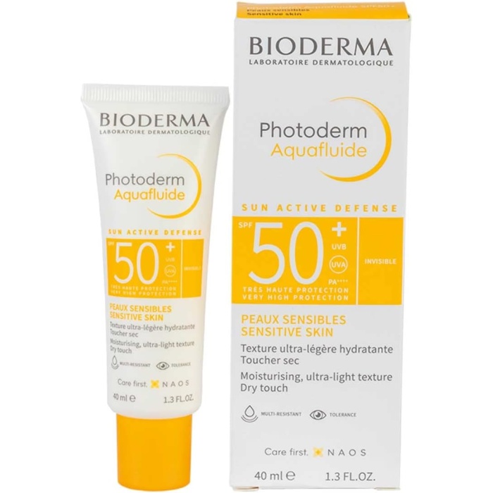 Photoderm MAX Aquafluid SPF 50+ Tüm Cilt Tipleri İçin Su Bazlı ve Çok Yüksek Koruma Sağlayan Güneş Koruyucu, 40 ml, 1 Paket