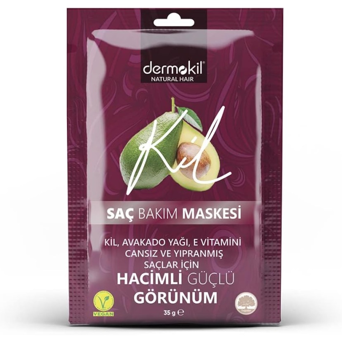 Kil Avokado Yağı ve E Vitamini içeren Saç kesi (35 ml)