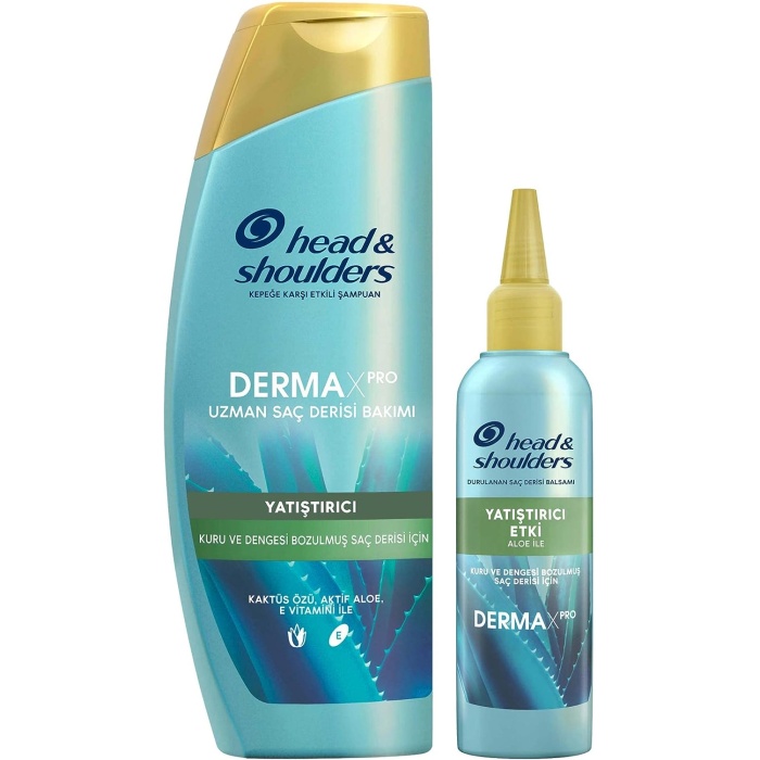 H&S Derma x Pro Yatıştırıcı S 350ml Şampuan + 145ml Balsam