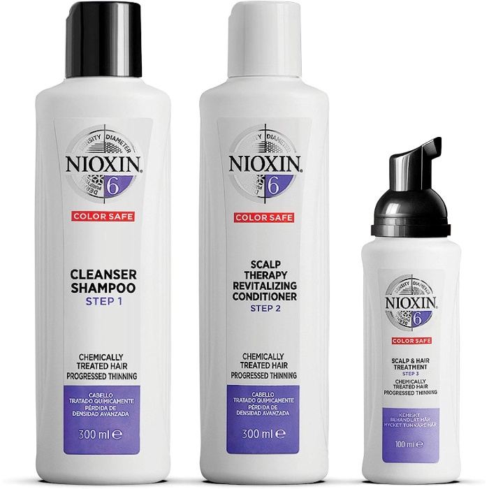 NIOXIN Yoğun Dökülme Karşıtı Set, Kimyasal İşlem Görmüş Saçlar, 300ml