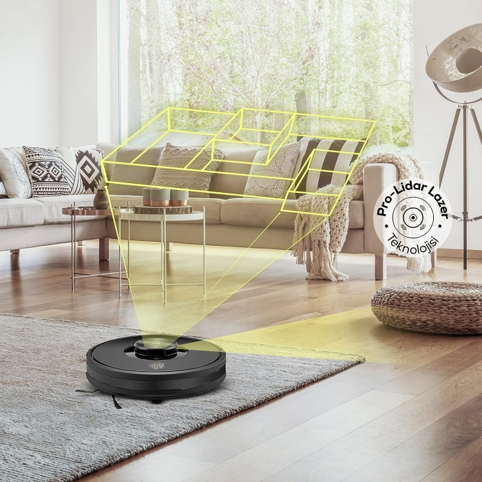 Vantuz Offroad RS007 2 In 1 Robot And Vacuum