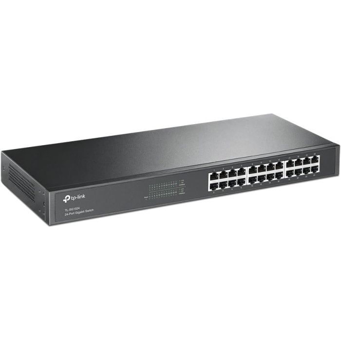 TL-SG1024, 24-Port 10/100/1000 Mbps Gigabit Rackmount Switch