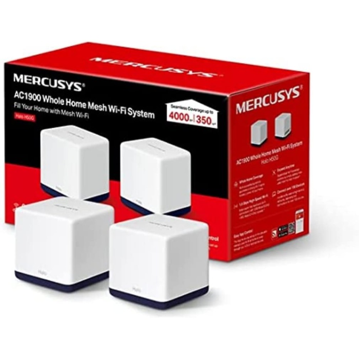 Mercusys H H50G(2-Pack), AC1900 Mbps Tüm Ev Mesh Wi-Fi Sistemi