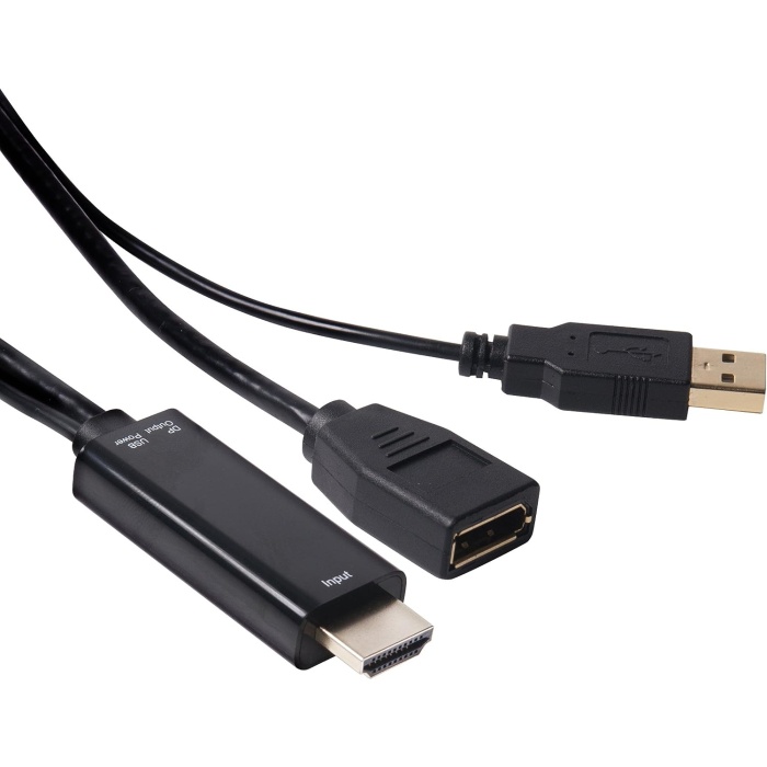 Club 3D Adaptör HDMI>DP 4K siyah, CAC-2330