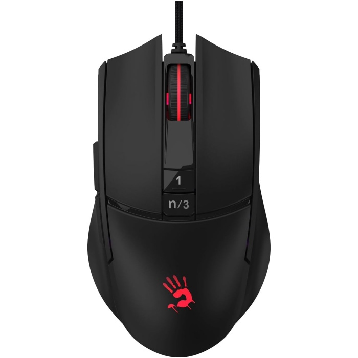 Bloody L65 Max RGB 12.000 CPI Sensör Ultra Core 3&4 Aktif Özel Yapım Optik Gamer Oyuncu Mouse-Siyah