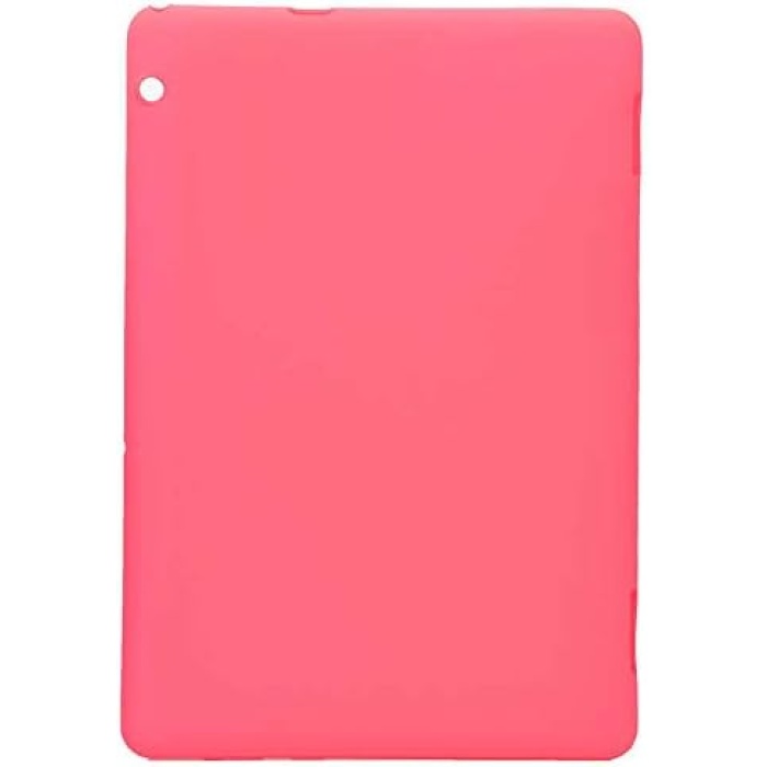 34015  T5 10 inc Kılıf  Sky Tablet Silikon Pembe Koyu