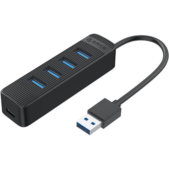 Orico TWU3-4A USB 3.0 4 Portlu USB-A Bağlantılı Çoklayıcı Hub Siyah