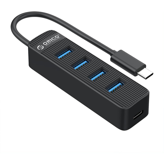 Orico Type-C to USB 3.0 4 Portlu USB Çoklayıcı Hub Siyah