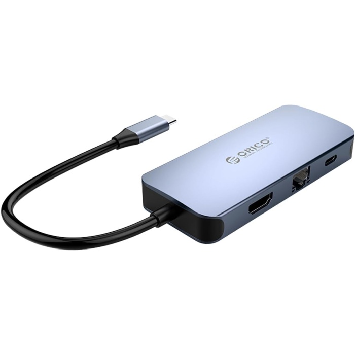 Orico Type-C to 3*USB 3.0 4K HDMI Gigabit Ethernet PD Çoklayıcı Dönüştürücü Hub