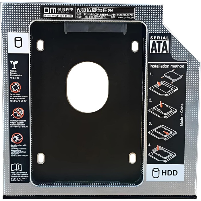 DM DW95S 9.5mm SATA 3.0 2.5 inch SSD HDD Laptop Caddy Kızak Kutusu