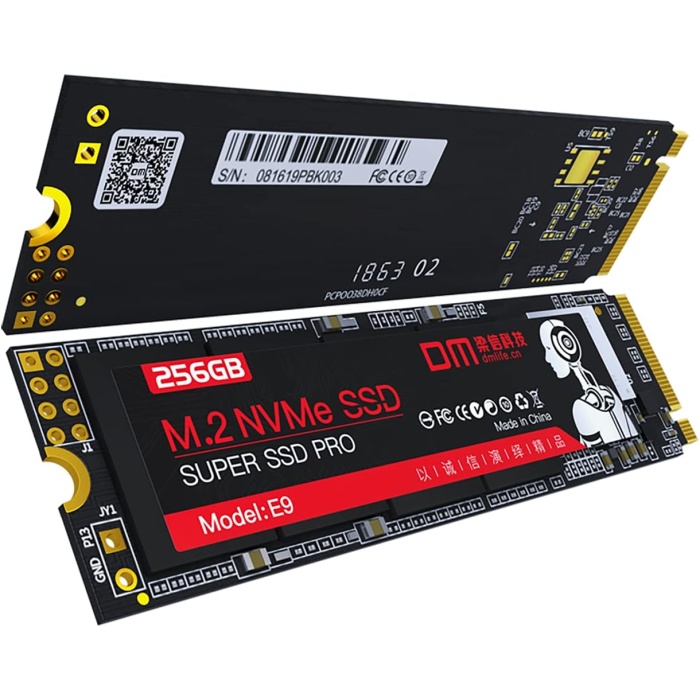 DM E9 512 GB PCI-E Gen3x4 M.2 NVMe SSD 2000 MB/sn Okuma 1600 MB/sn Yazma