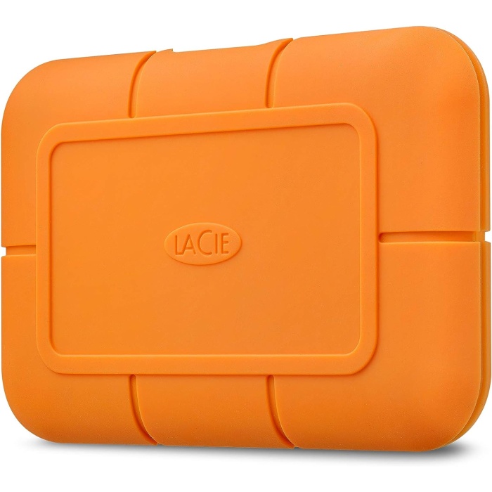 LaCie Rugged SSD, 4 TB, Harici SSD, USB-C, Thunderbolt 3, Aşırı Su Direnci ve On Metreden Düşme, Mac, PC, USB-A Kablosu olmadan USB-C dahil, 5 yıl Rescue Services, 1 ay Adobe All Apps (STHR4000800)