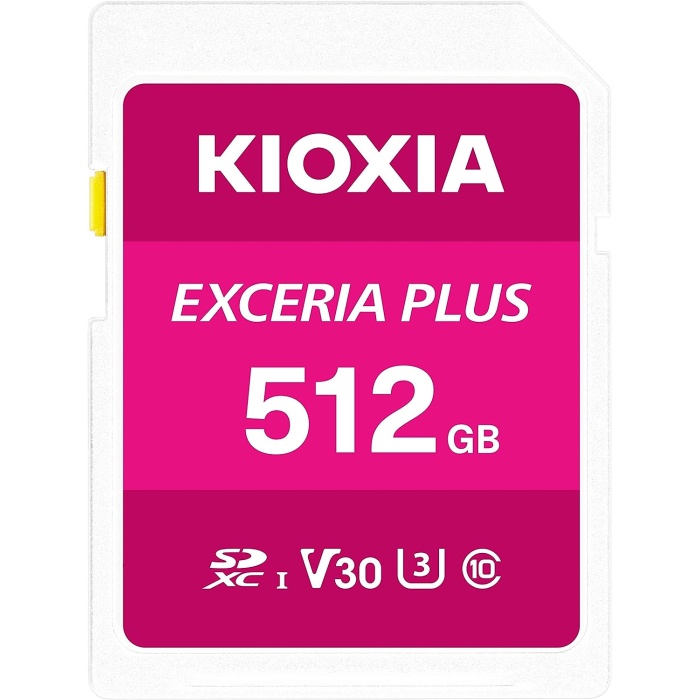 Exceria Plus SD Card 512 GB V30 100/85 MB/sn 4K