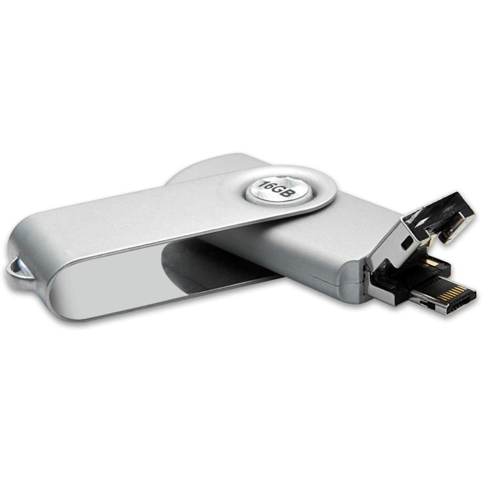 USB Bellek 3.0 Swivel OTG, 16 GB