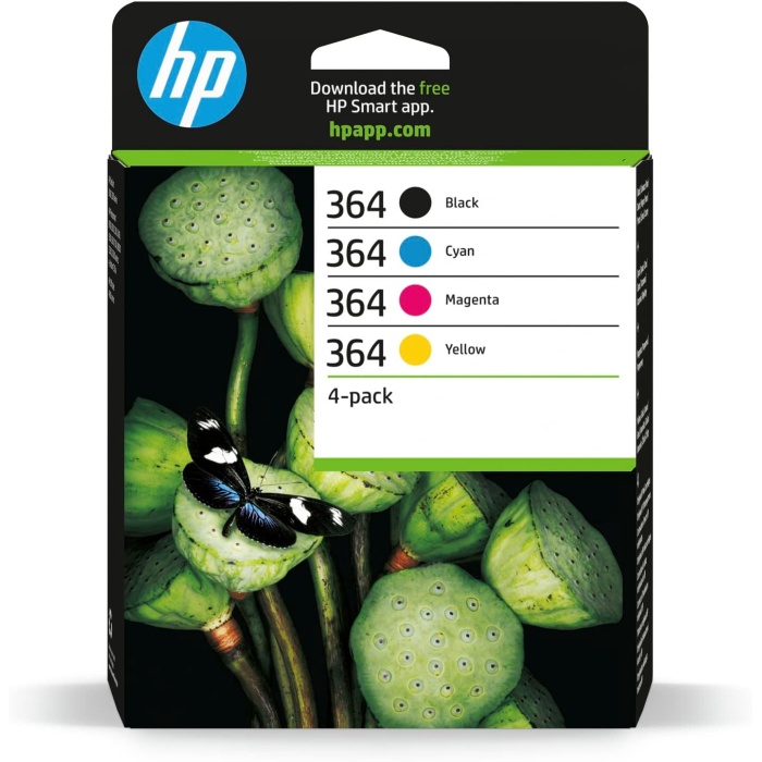 364 C/M/Y/K Original Ink Cartridge 4-Pack