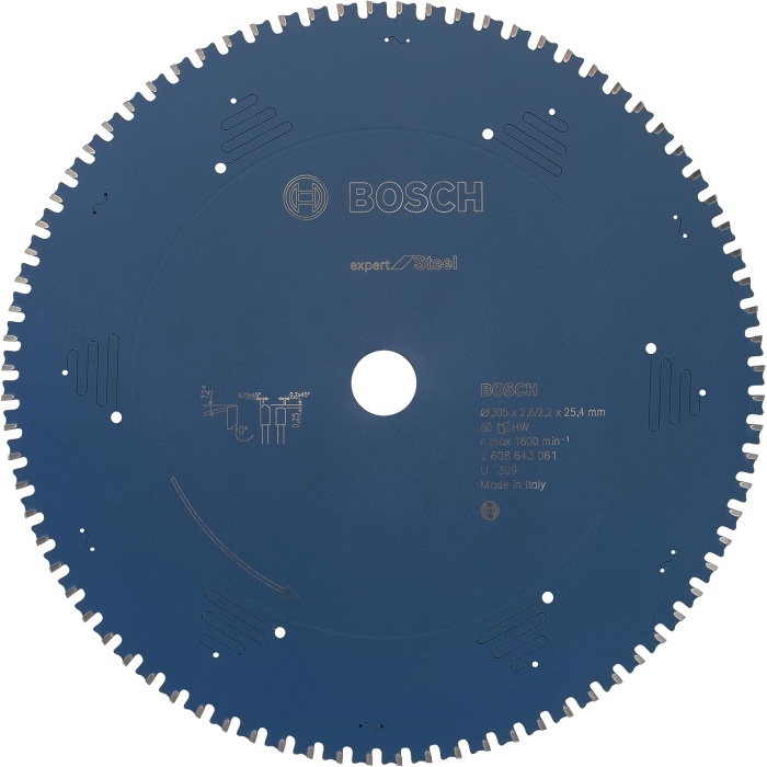 Expert Serisi Metal İçin Daire Testere Bıçağı 305*25,40 mm 80 Diş