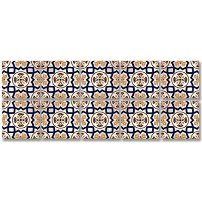 Moroccan Tile 5 Metraj Desenli Pvc Karo 15 * 15 Cm 10lu Paket