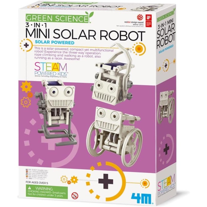 4M - 3-IN-1 Mini Solar Robot (3377)