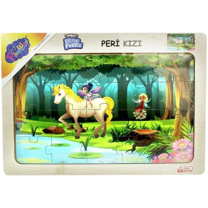 Playwood Ahşap Eğitici Puzzle Peri Kızı