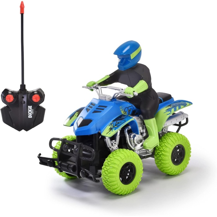 , 201104005, Uzaktan Kumanda Offroad Quad, Geniş Tampon, Pilli, Darbeye Dayanıklı, 8km/h Hız, 21 cm