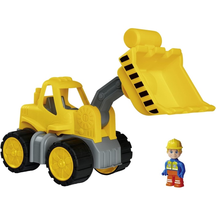 BIG, 800054837, BIG Power Worker Mini Tekerlekli Yükleyici, Ekskavatör Küreği, 0.5 cm Yükleme Hacmi, Figürlü, Dayanıklı Malzeme, Ergonomik Tasarım