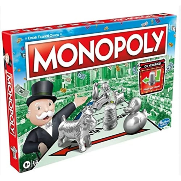 Hasbro Gaming Monopoly Kutu Oyunu, 8+ yaş