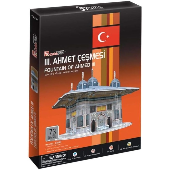 3D 73 Parça Puzzle III. Ahmet Çeşmesi