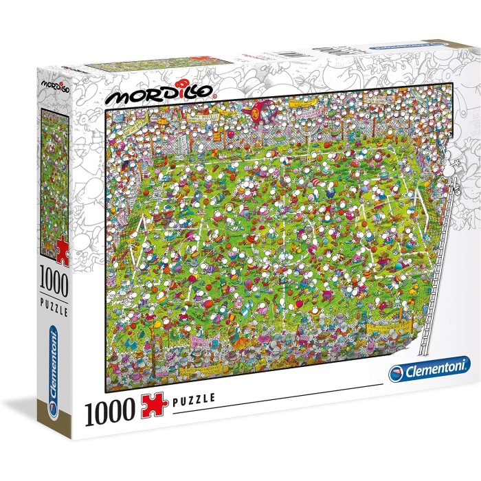 - 39537 - Mordillo Yetişkin Puzzle - The Match - 1000 Parça