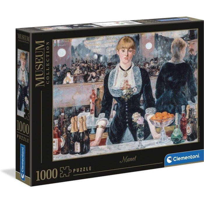 - 1000 Parça Museum Collection Yetişkin Puzzle - Manet A Bar At The Folies-Bergere