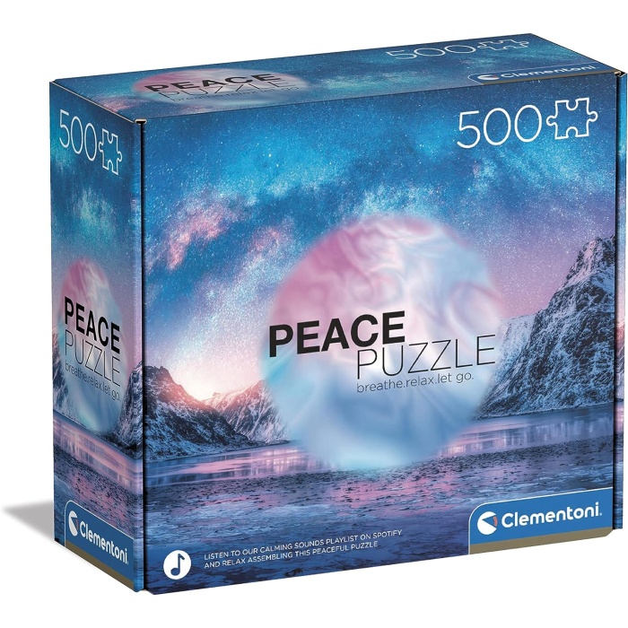 - 500 Parça Peace Puzzle Yetişkin Puzzle - Light Blue - 35116