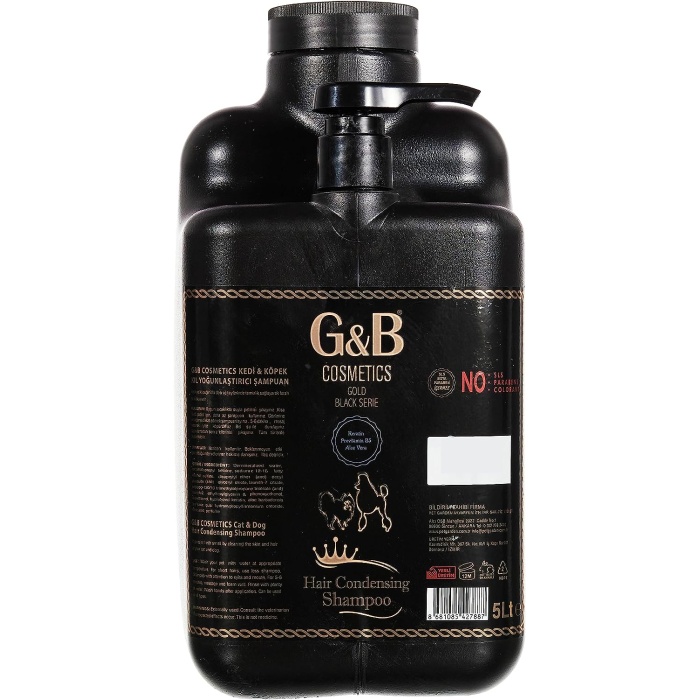 G&B Kil Yoğunlaştırıcı Pet Şampuan 5 Lt, 146-0035