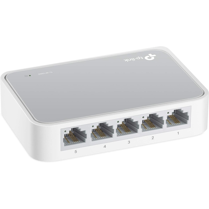 TL-SF1005D, 5-Port 10/100 Mbps Fast Ethernet Switch, Beyaz