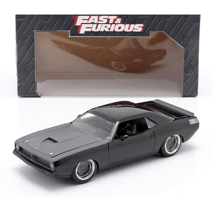 , 253203031, Hızlı ve Öfkeli/Fast & Furious 1970 Plymouth 1:24 Ölçek Araç, Die-Cast (Metal), Açılabilen Parçalar