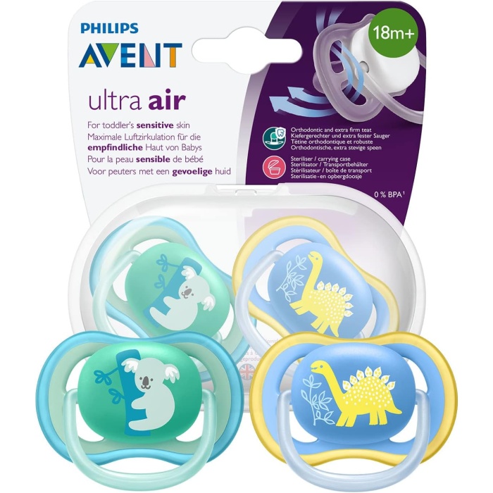 Avent SCF349/11 Ultra Air Emzik (18 ay+, 2’li paket)