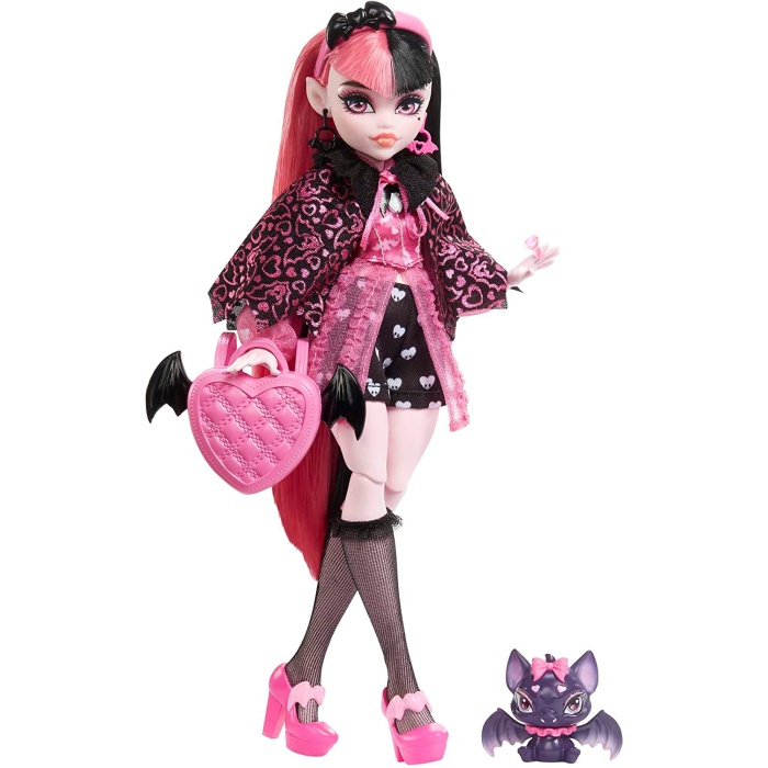 Monster High Draculara Ana Karakter Bebekler, 4 Yaş ve Üzeri, HHK51