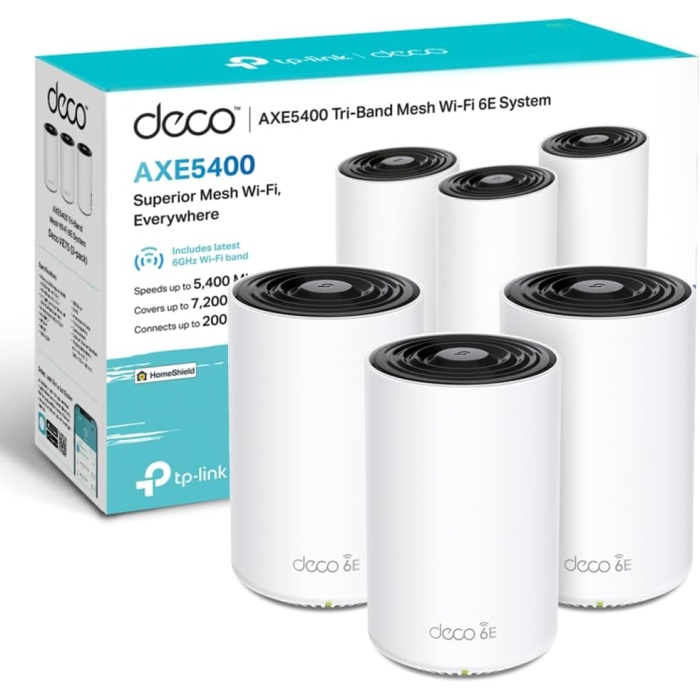 D XE75(3-pack), 5400 Tri-Band Mesh Wi-Fi 6E Sistemi