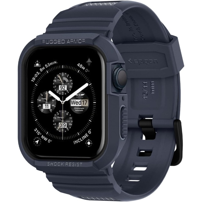 Watch Seri 9/8/7/6/SE/SE2/5/4 (40mm / 41mm) ile Uyumlu Kılıf Rugged Armor Pro Charcoal Gray - ACS00819