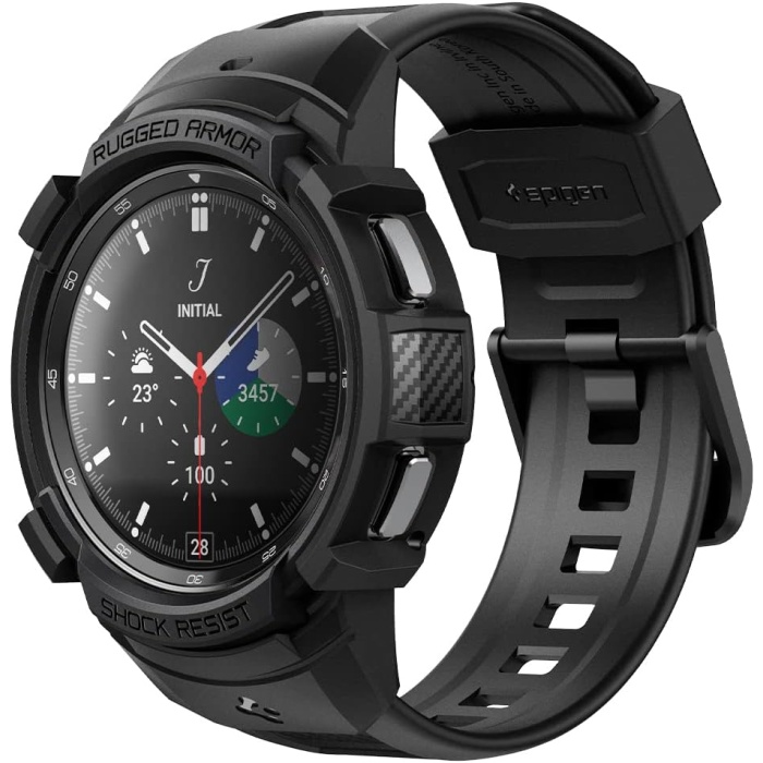 Galaxy Watch 4 Classic (46mm) Kılıf Rugged Armor Pro Black - ACS03832