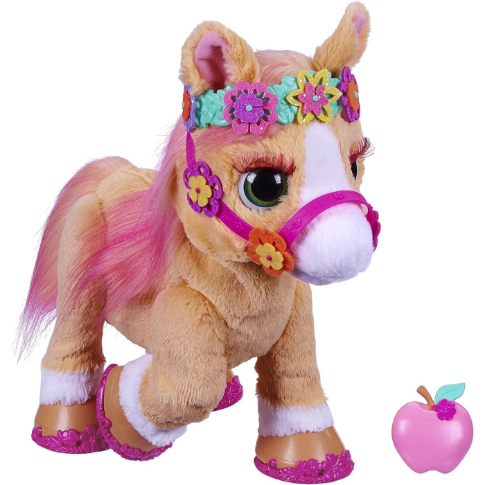 Hasbro Furreal Tarçın, My Stylish Pony, 80+ ses, reaksiyon, 26 aksesuar, 4 yaşından itibaren elektronik hayvan (35 cm)