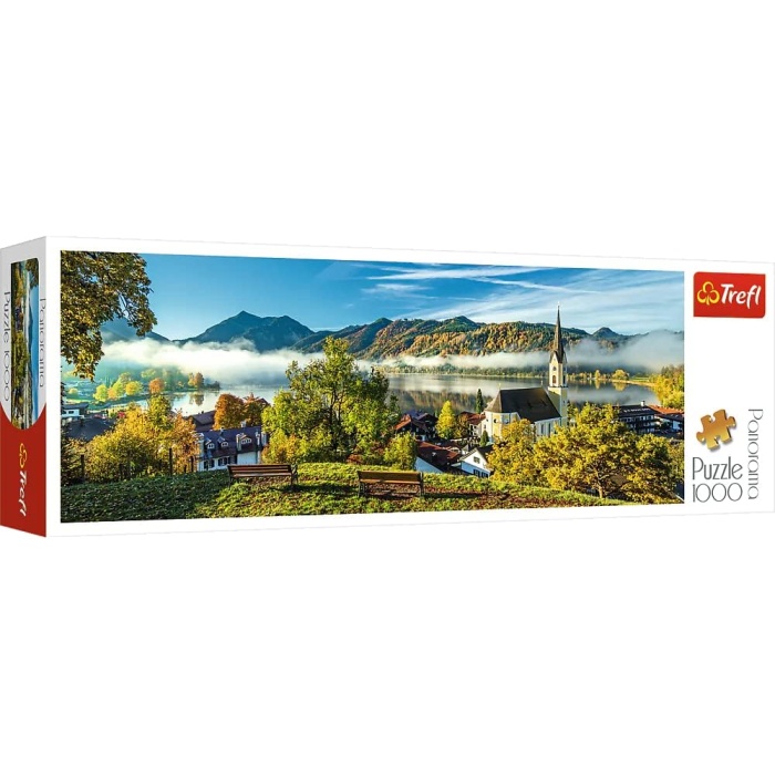 Puzzle By The Schliersee Lake 1000 Parça Panaroma Puzzle