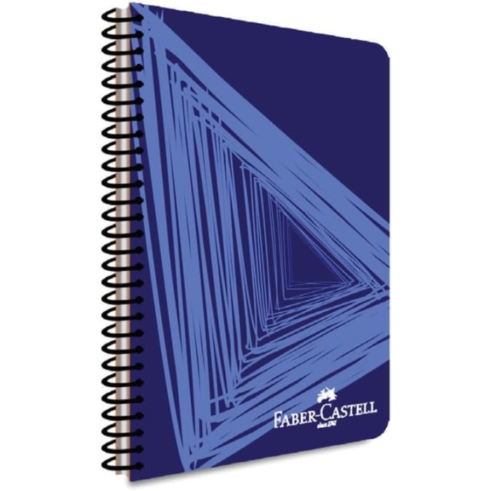 PP Kapak Waves Spiralli Defter 80 Yaprak Çizgili