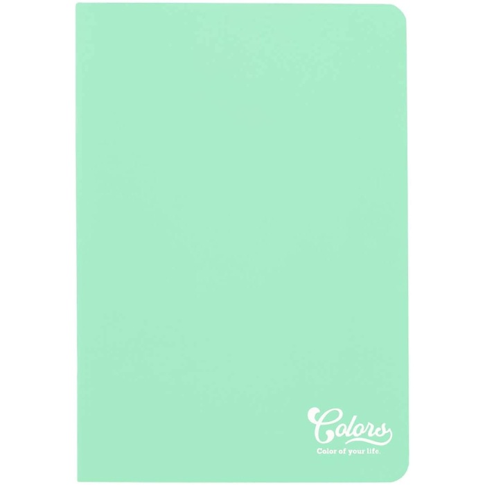 Colors A5 40 Yaprak Kareli Defter, Yeşil