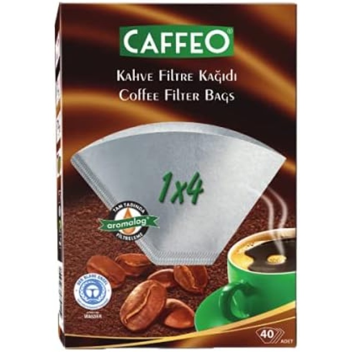 Caffeo 1x4/40 Kahve Filtresi, Siyah