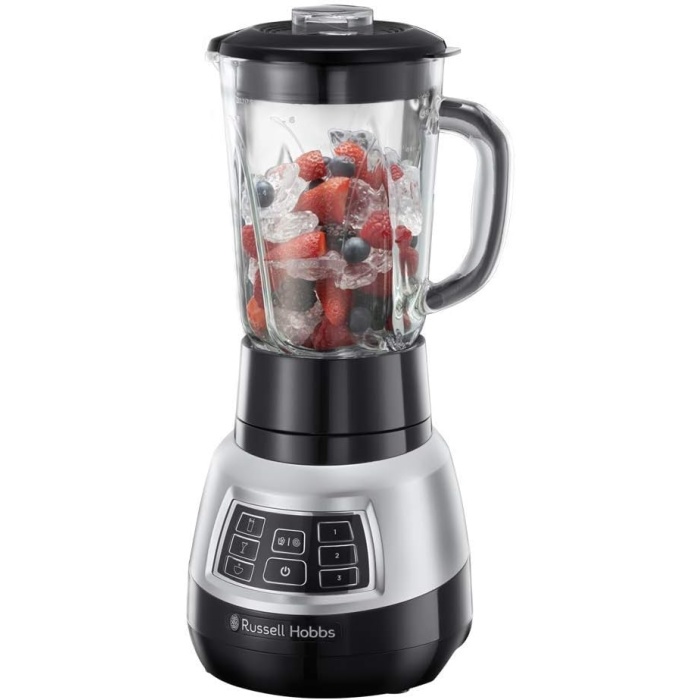 Velocity Pro Jug Blender, Cam (7 Ayar: 3 Hız Kademesi + IceCrush + Smoothie, İçecek ve Çorbalar İçin 3 Program) 1,5 L Kapasite