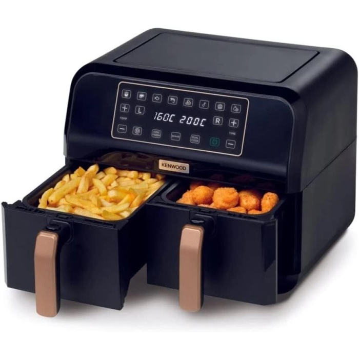 HFP70.000BK BK Copper Dual Air Fryer, Siyah